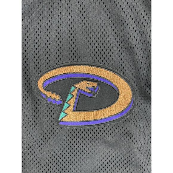 Vtg Majestic Arizona Diamondbacks Jersey Men’s 2XL Black Mesh MLB 90s USA - Picture 6 of 11